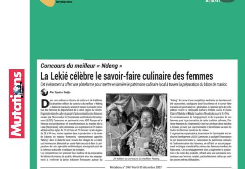 BINGA NNAM PROJECT – CAMEROON